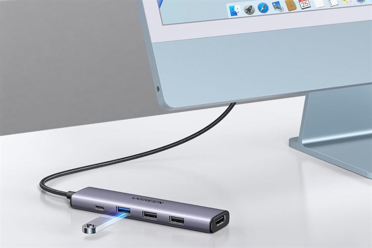 Adapter chuyển đổi Type C 5 in 1 Ugreen 15495 - Hình ảnh 3