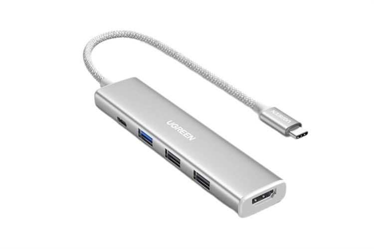 Adapter chuyển đổi Type C 5 in 1 Ugreen CM478 35580 - Hình ảnh 2